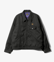 Railroad Zip Jacket - Melange Double Cloth