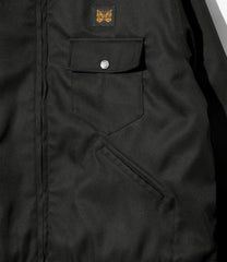 Railroad Zip Jacket - Melange Double Cloth