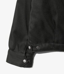Railroad Zip Jacket - Melange Double Cloth