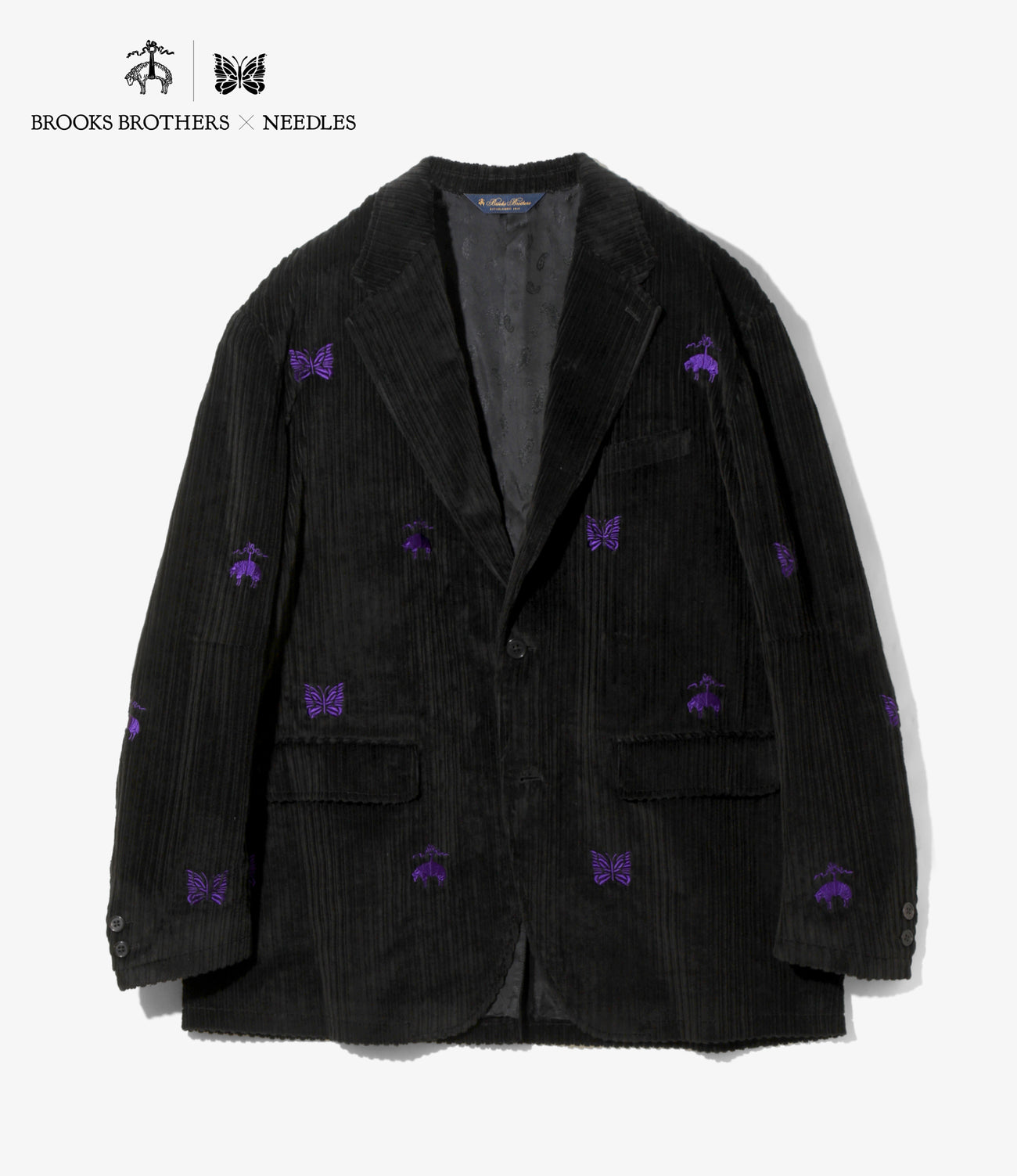 〈NEEDLES〉 x 〈BROOKS BROTHERS〉3B Sack Jacket - Emb. Corduroy