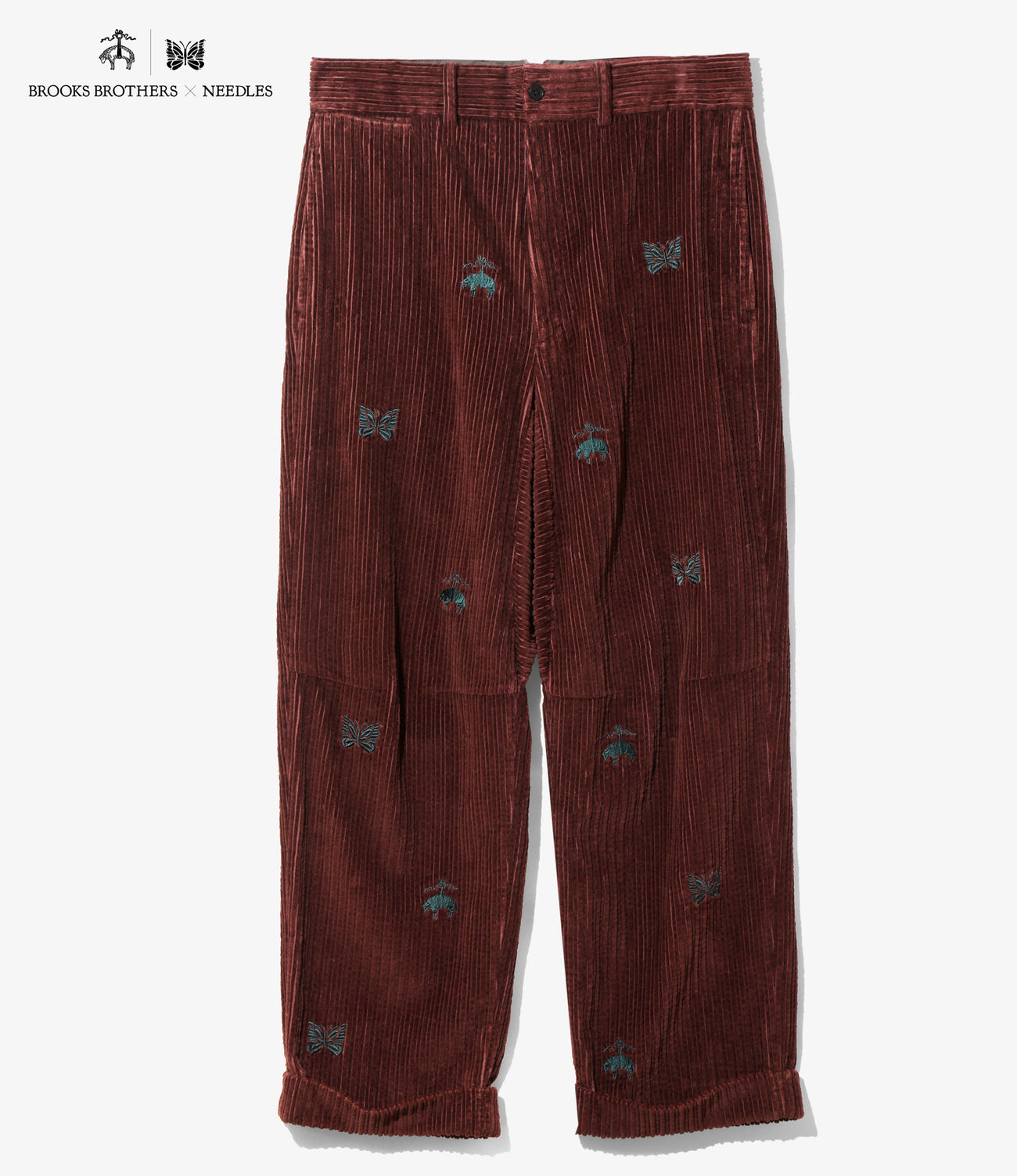 〈NEEDLES〉 x 〈BROOKS BROTHERS〉Wide Trousers - Emb. Corduroy