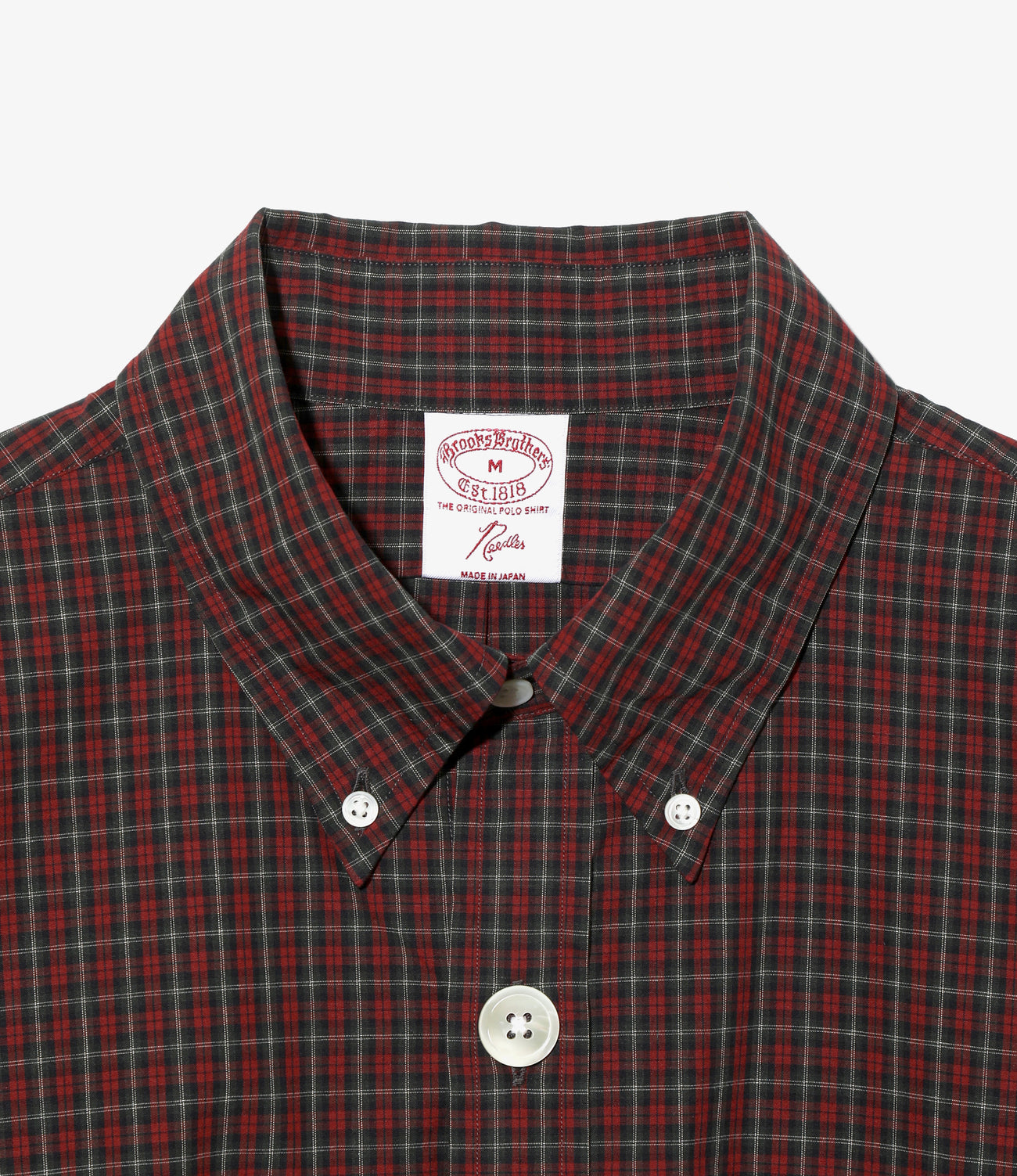 〈NEEDLES〉 x 〈BROOKS BROTHERS〉Multi Button BD Shirt