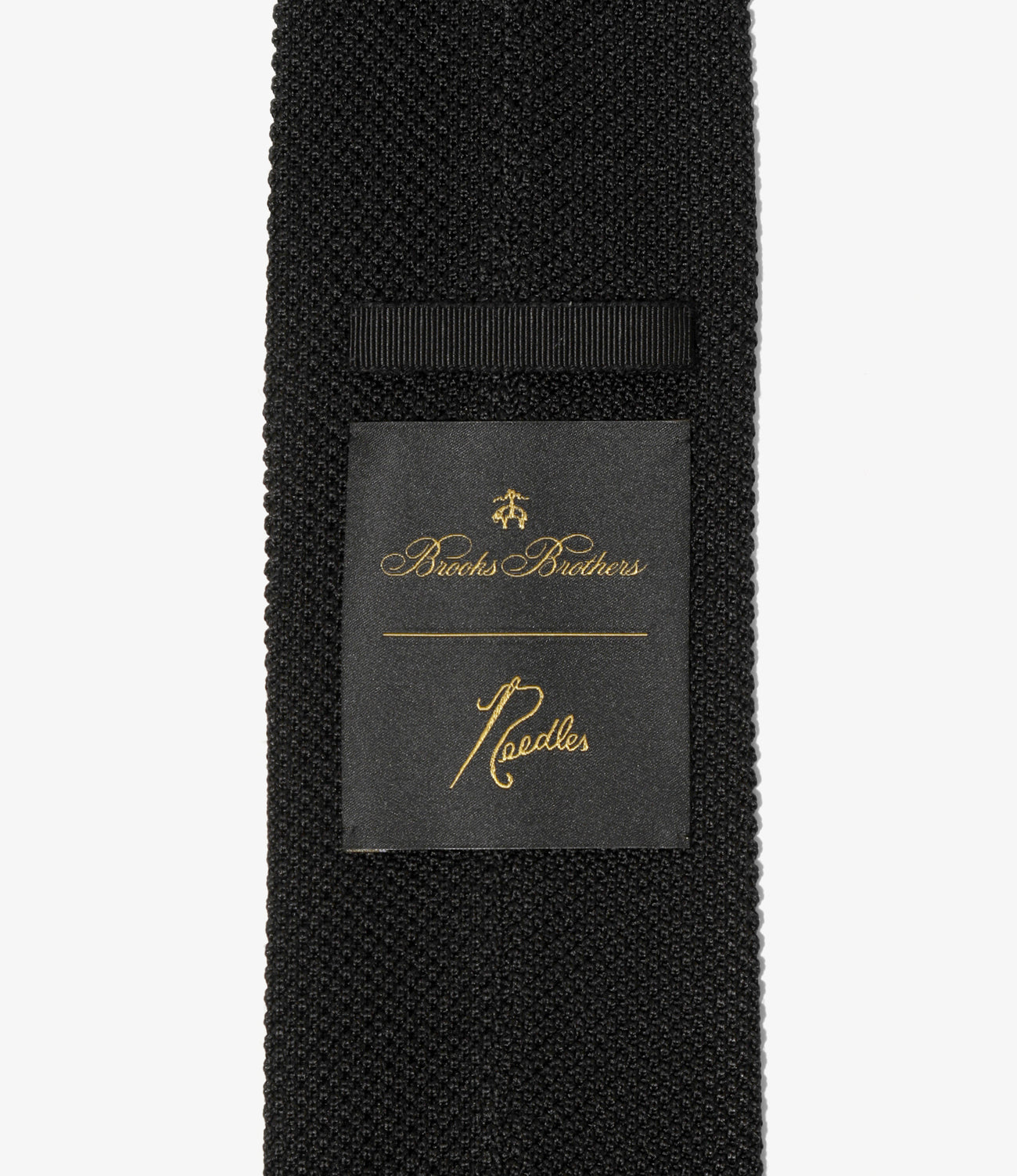 〈NEEDLES〉 x 〈BROOKS BROTHERS〉Emb. Silk Knit Tie