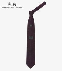 〈NEEDLES〉 x 〈BROOKS BROTHERS〉Emb. Silk Knit Tie
