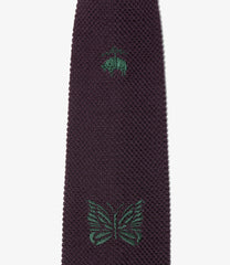 〈NEEDLES〉 x 〈BROOKS BROTHERS〉Emb. Silk Knit Tie