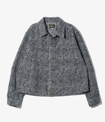 Darts Jean Jacket - 13oz Python Jacquard