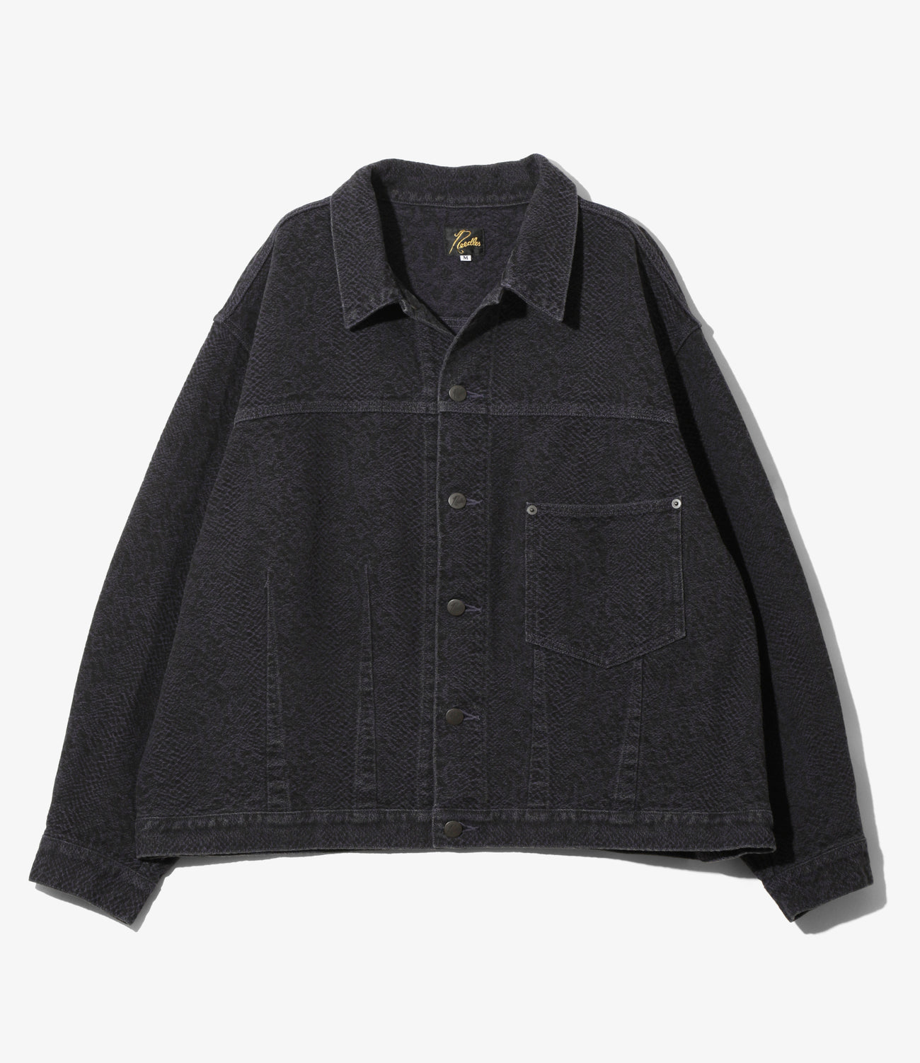 Darts Bottom Jean Jacket - 13oz Python Jacquard