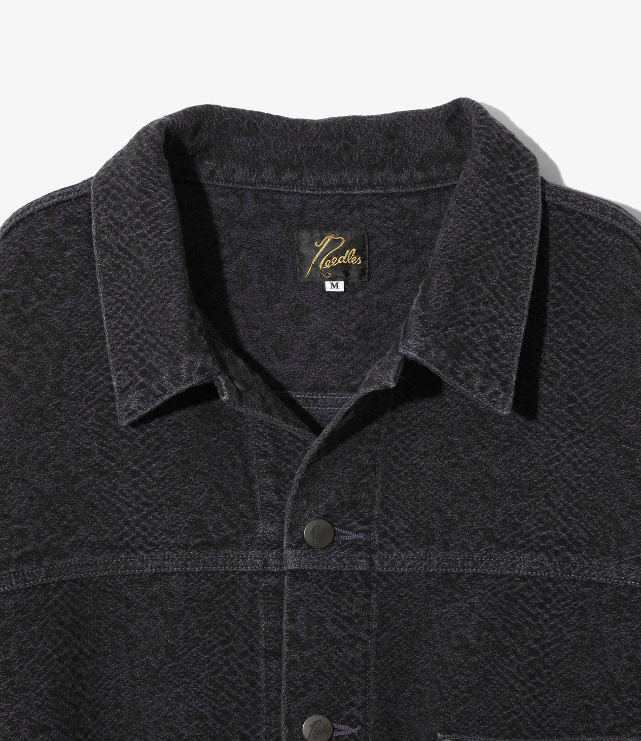Darts Bottom Jean Jacket - 13oz Python Jacquard