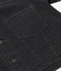 Darts Bottom Jean Jacket - 13oz Python Jacquard
