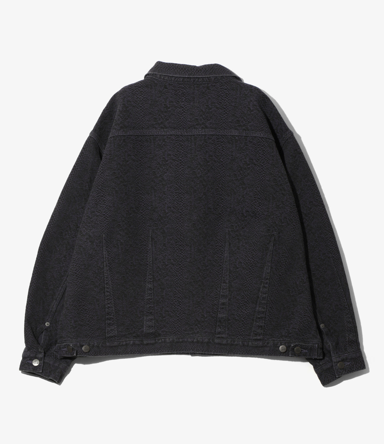 Darts Bottom Jean Jacket - 13oz Python Jacquard