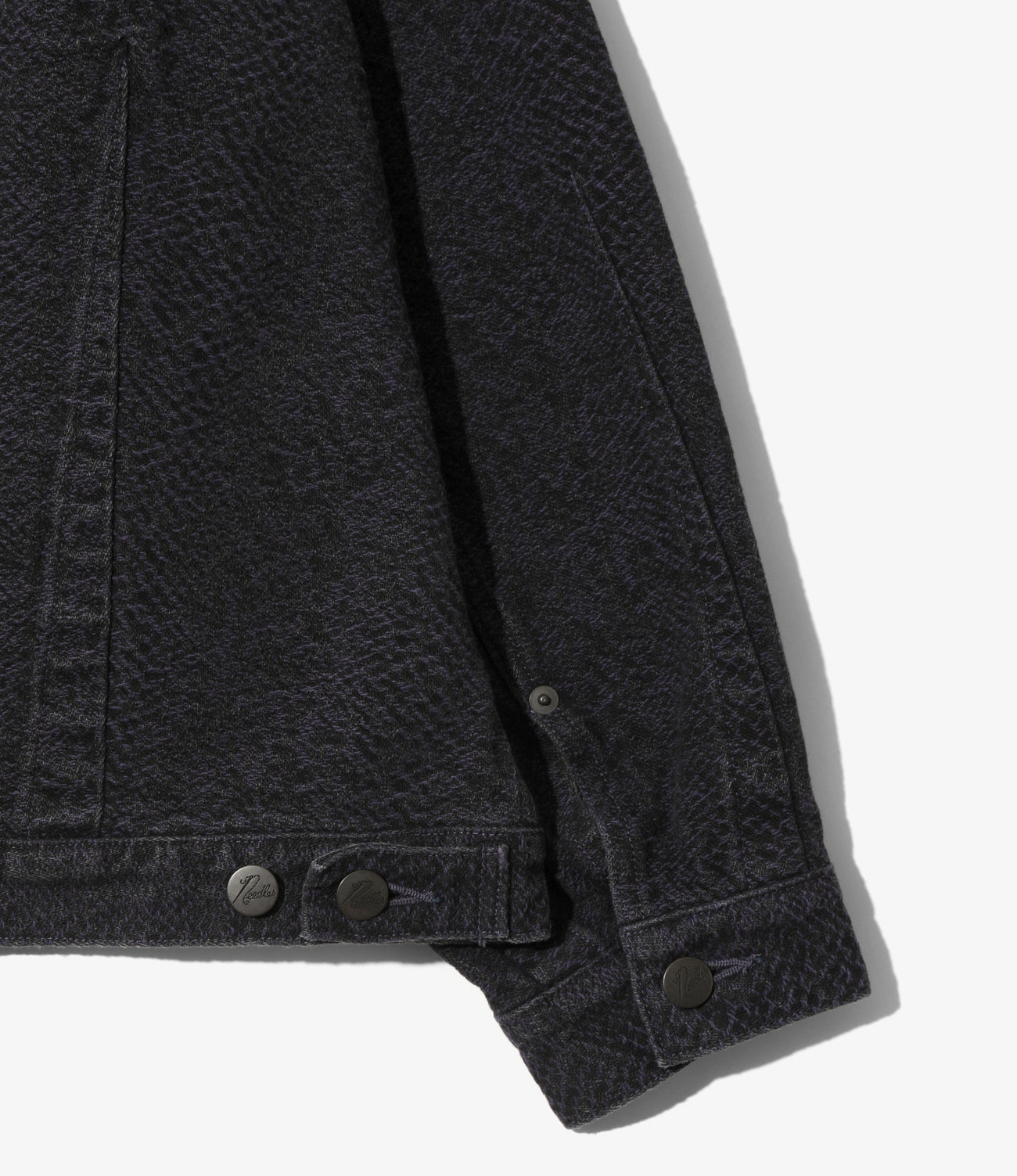 Darts Bottom Jean Jacket - 13oz Python Jacquard