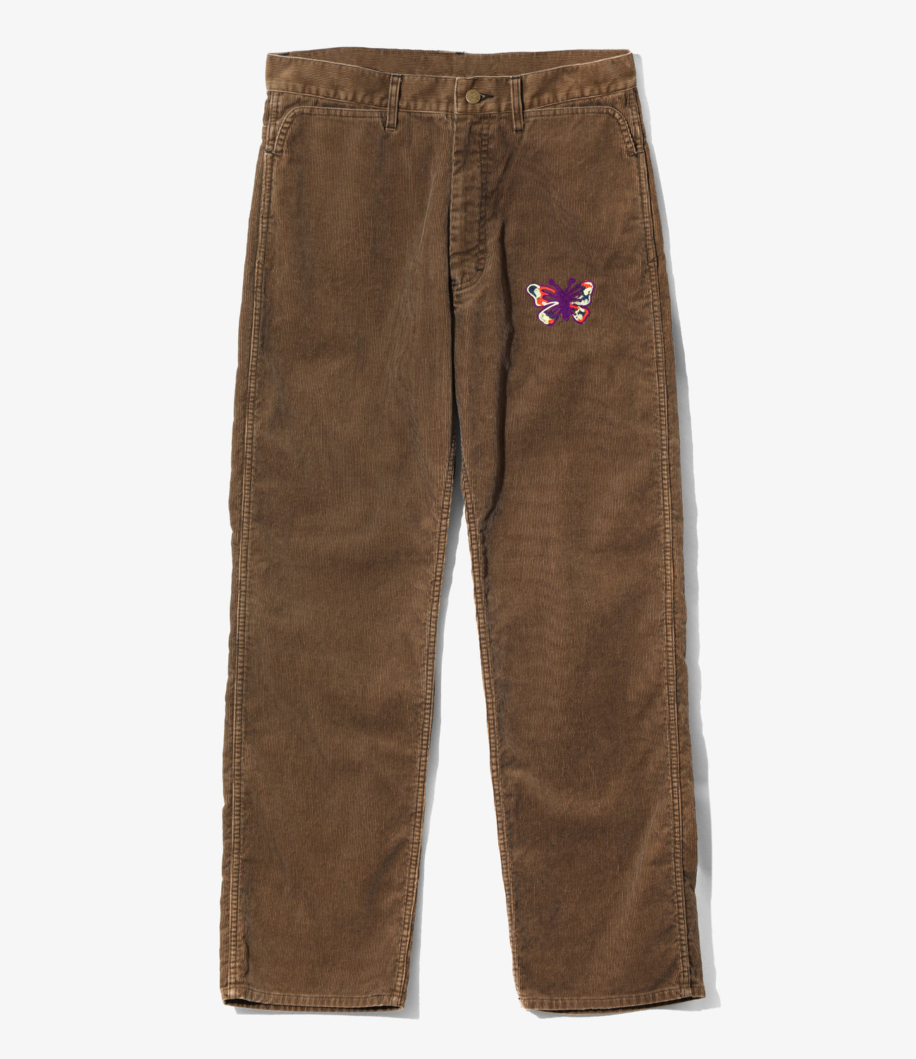 Papillon Emb. Straight Jean-14W Cord