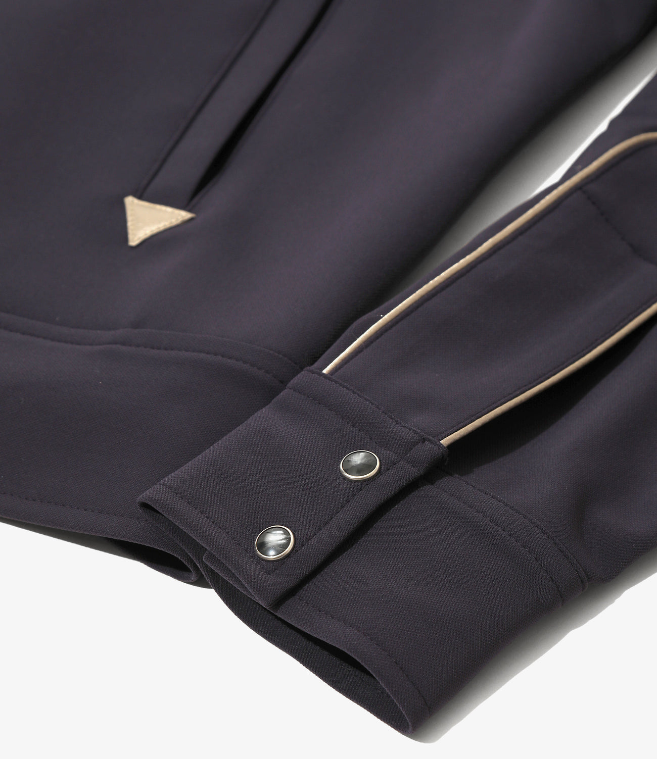 Piping Cowboy Jacket - Poly Double Cloth