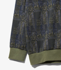Pullover Knit Shirt - Poly Jq. / Abstract