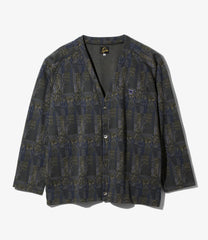V Neck Cardigan - Poly Jq. / Abstract