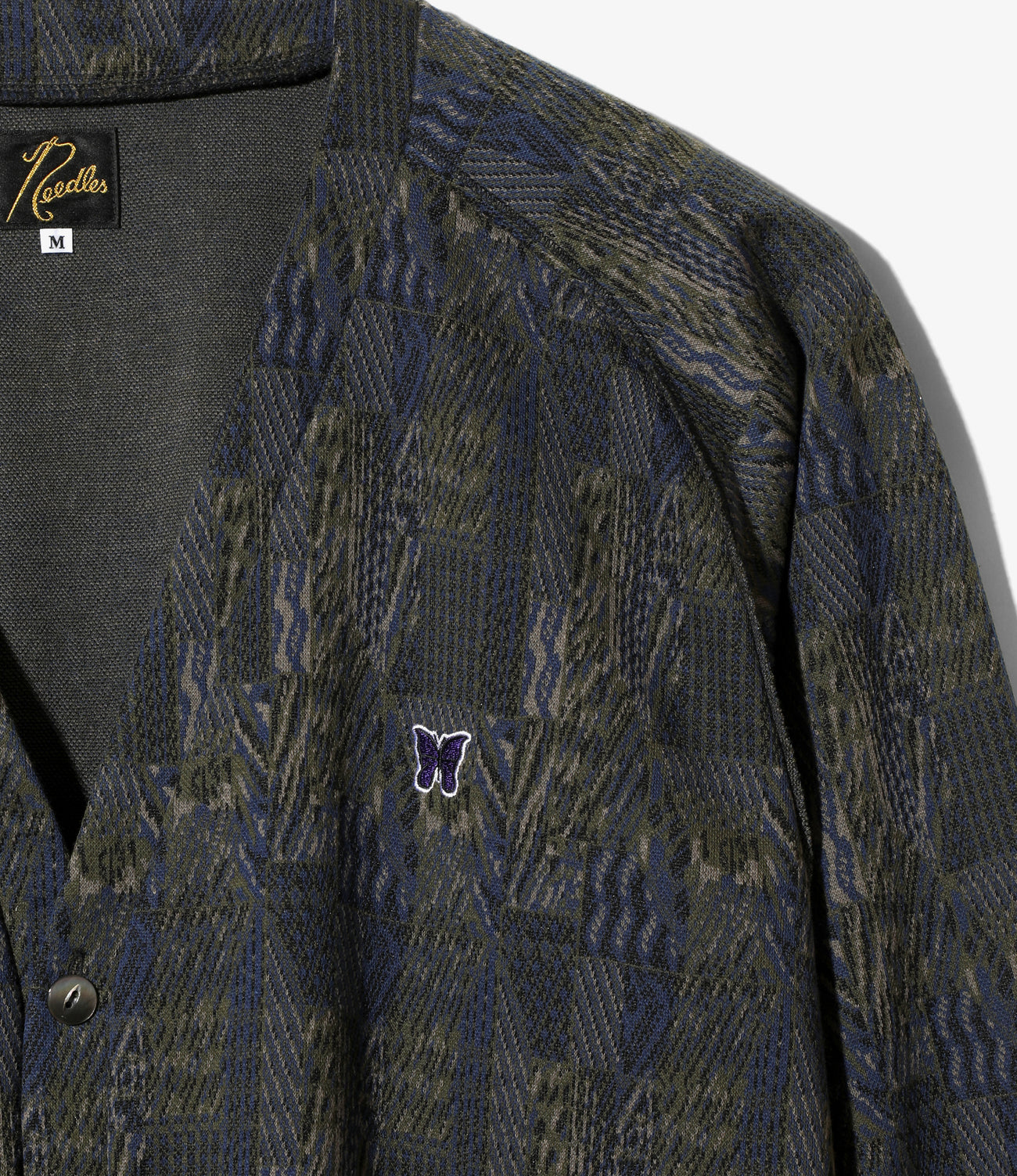 V Neck Cardigan - Poly Jq. / Abstract