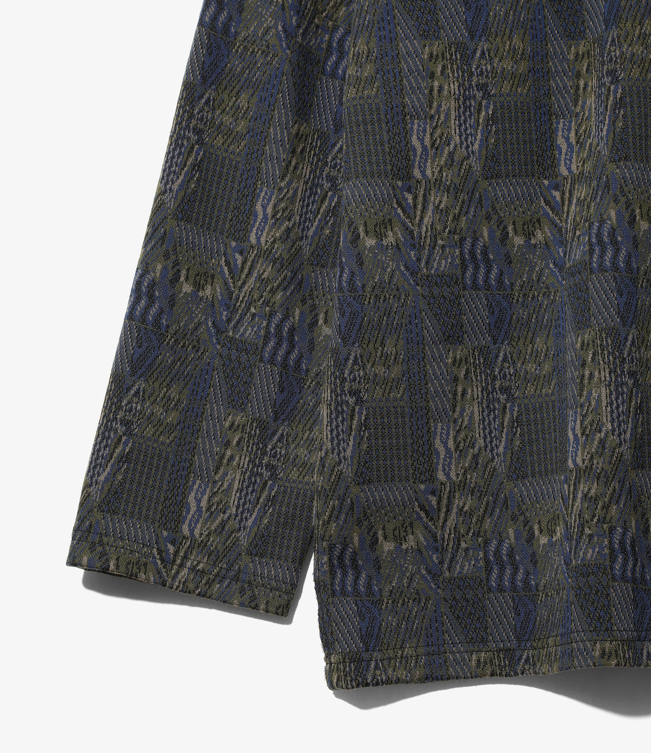 V Neck Cardigan - Poly Jq. / Abstract