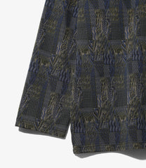 V Neck Cardigan - Poly Jq. / Abstract