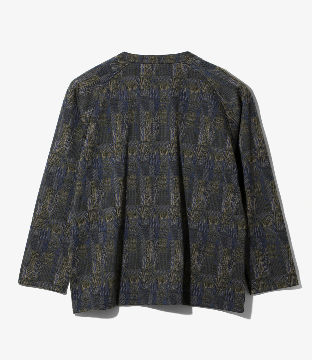 V Neck Cardigan - Poly Jq. / Abstract