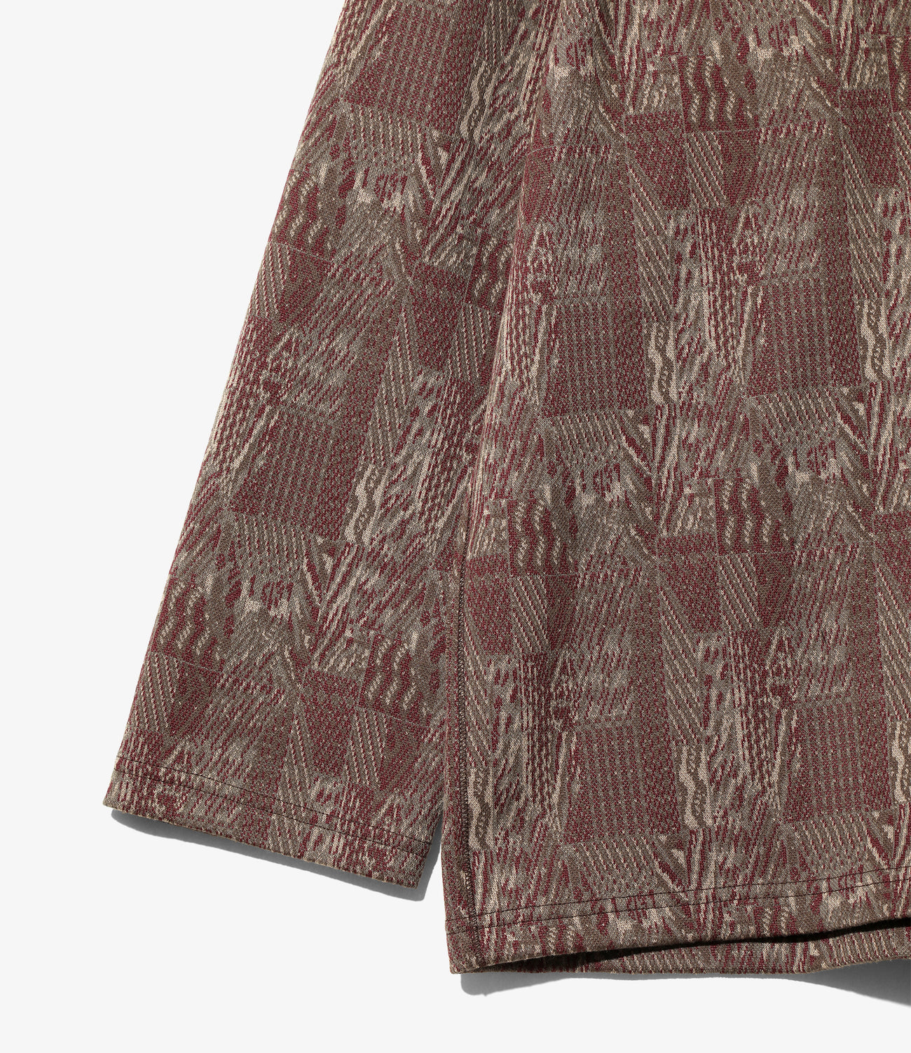 V Neck Cardigan - Poly Jq. / Abstract