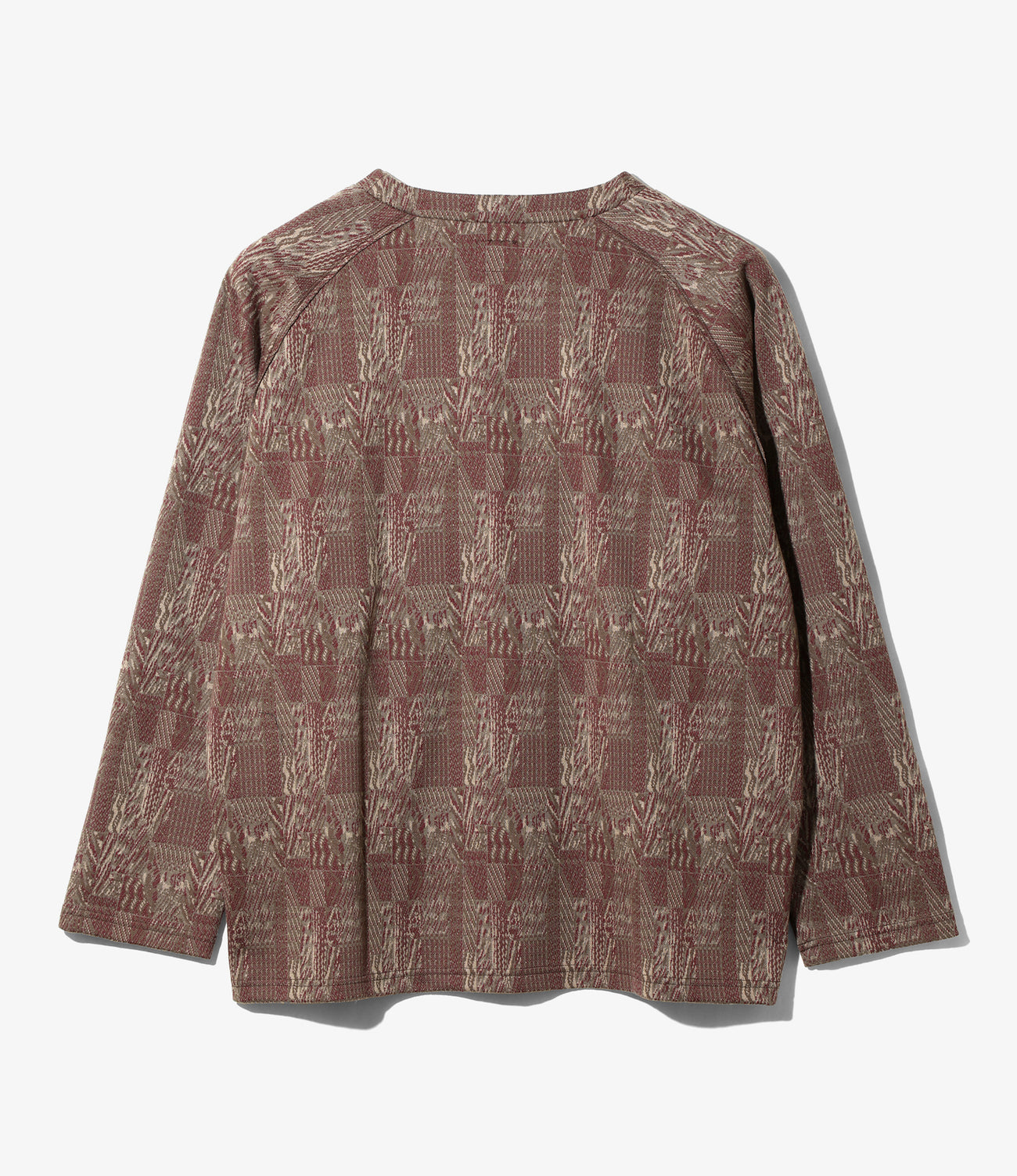 V Neck Cardigan - Poly Jq. / Abstract