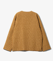Snap Cardigan - Fringe Jacquard / Ripples