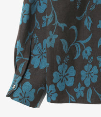 Classic Shirt - Hibiscus Jacquard