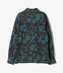 Classic Shirt - Hibiscus Jacquard