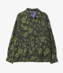 Classic Shirt - Hibiscus Jacquard