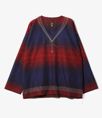 Embroidered Tunic - Ombre Jacquard