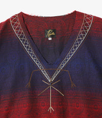 Embroidered Tunic - Ombre Jacquard