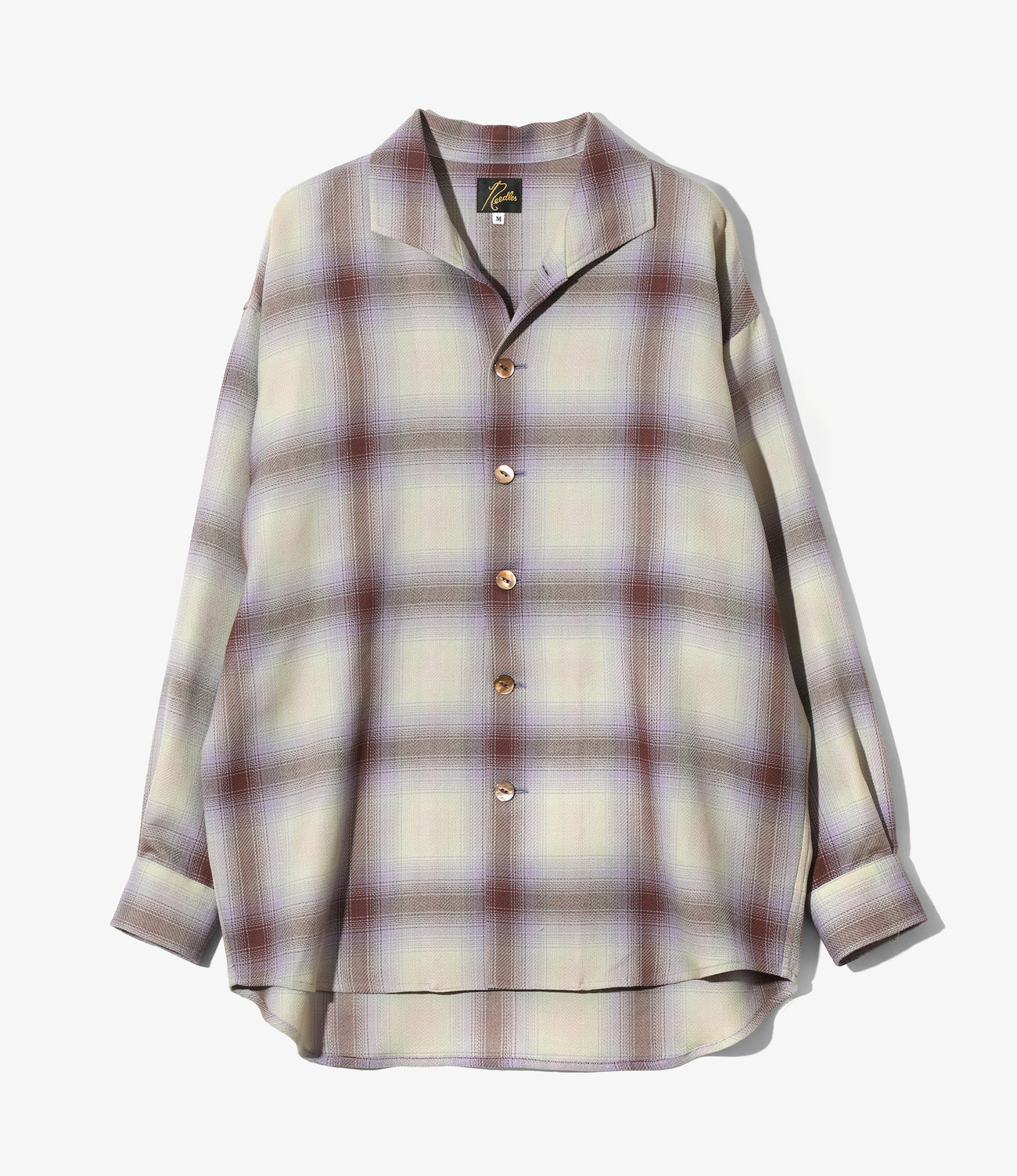 Windsor Collar Uncon Shirt - W/R Ombre Plaid