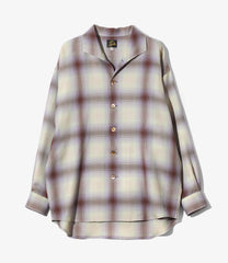 Windsor Collar Uncon Shirt - W/R Ombre Plaid