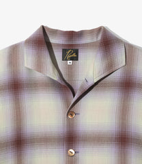 Windsor Collar Uncon Shirt - W/R Ombre Plaid