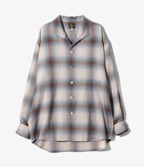 Windsor Collar Uncon Shirt - W/R Ombre Plaid