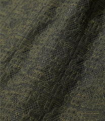 Pin-Tuck Collar Shirt - Geometric Jacquard