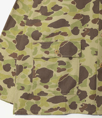Military Shirt Jacket - Camo Twill