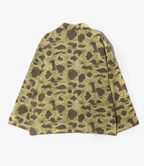 Military Shirt Jacket - Camo Twill
