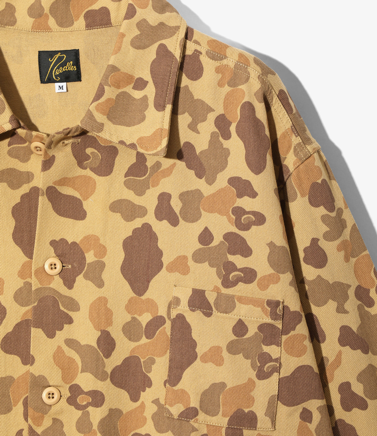 Military Shirt Jacket - Camo Twill