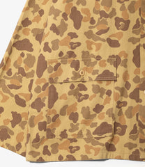 Military Shirt Jacket - Camo Twill