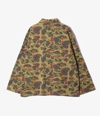Military Shirt Jacket - Camo Twill
