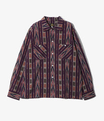 One-Up Shirt - Ikat Stripe