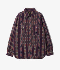 Work Shirt - Ikat Stripe