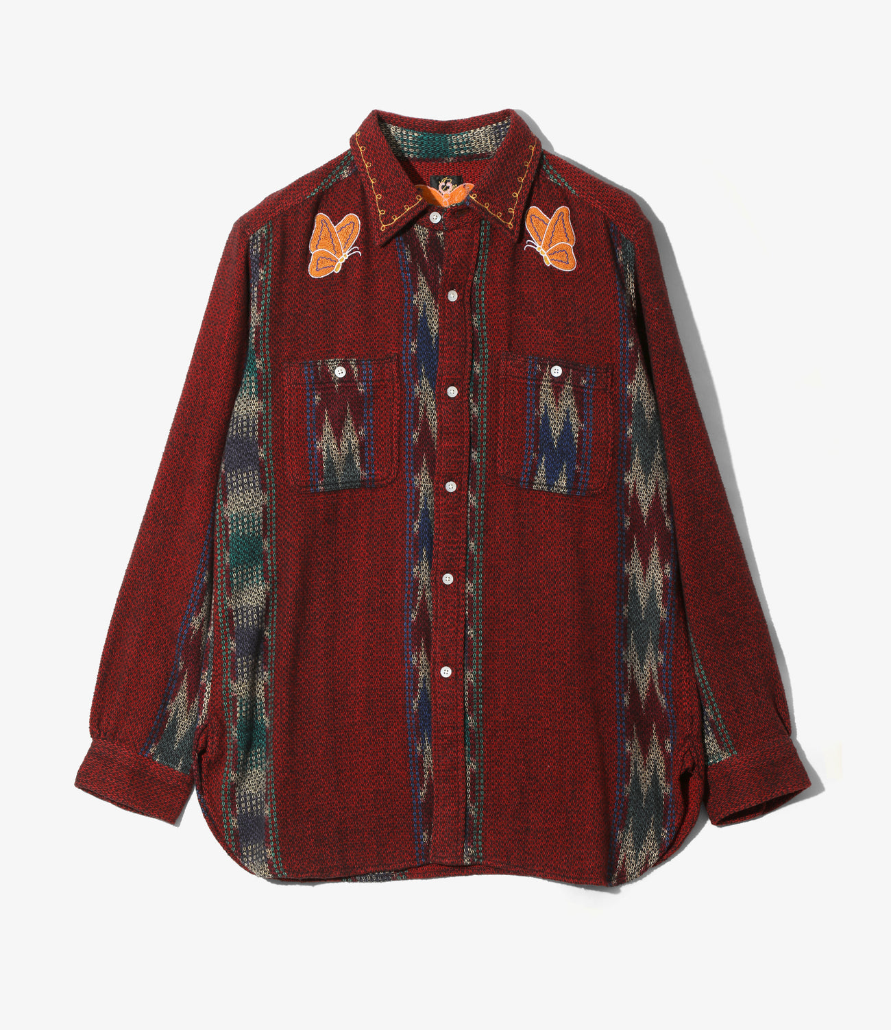 Work Shirt - Ikat Basket Weave