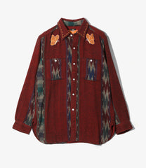 Work Shirt - Ikat Basket Weave