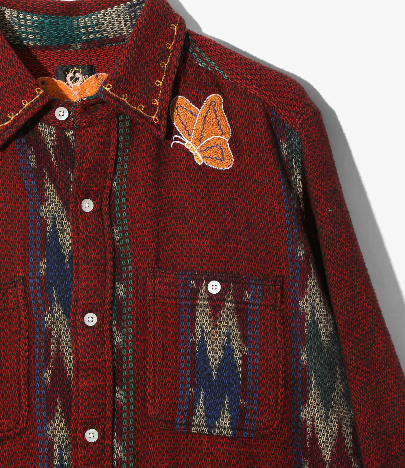 Work Shirt - Ikat Basket Weave