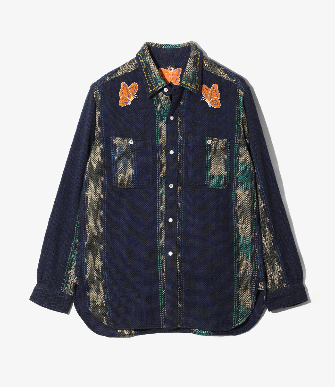 Work Shirt - Ikat Basket Weave