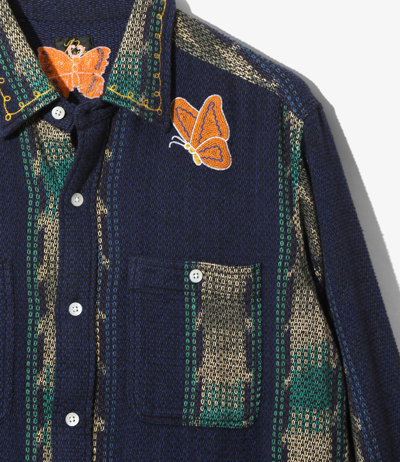 Work Shirt - Ikat Basket Weave