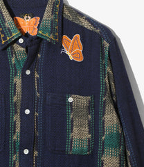 Work Shirt - Ikat Basket Weave