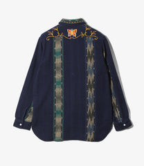 Work Shirt - Ikat Basket Weave